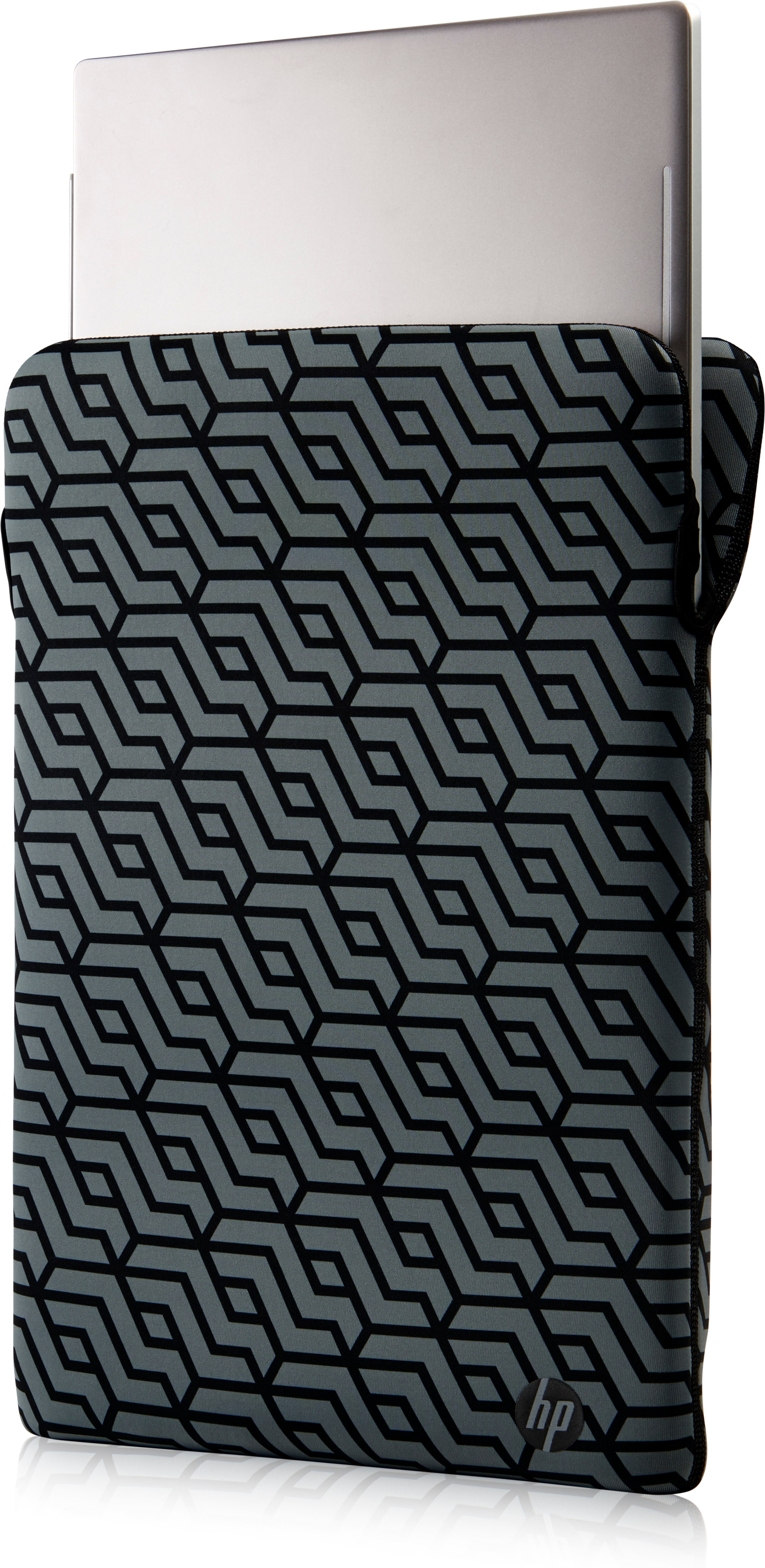 Funda - Funda protectora reversible HP 2F2L0AA, 15.6, Neopreno, Geometric Black