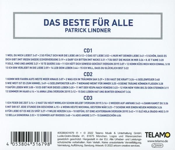 Patrick Lindner - Das Beste für alle  - (CD)