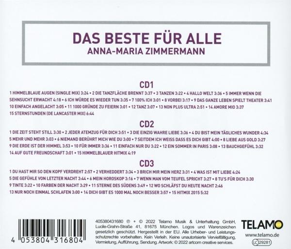 Eine CD-Hülle mit Text auf weißem Hintergrund. Der Text ist auf Deutsch.