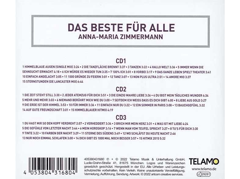Thumbnail - Anna-Maria Zimmermann - Das Beste für alle (CD)