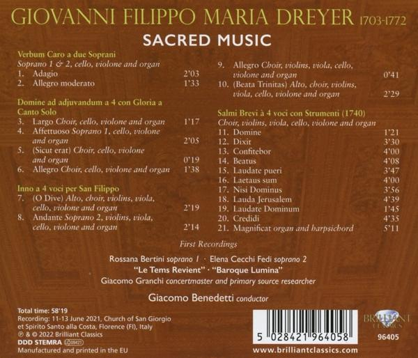 VARIOUS - Dreyer/Filippo:Sacred Music  - (CD)