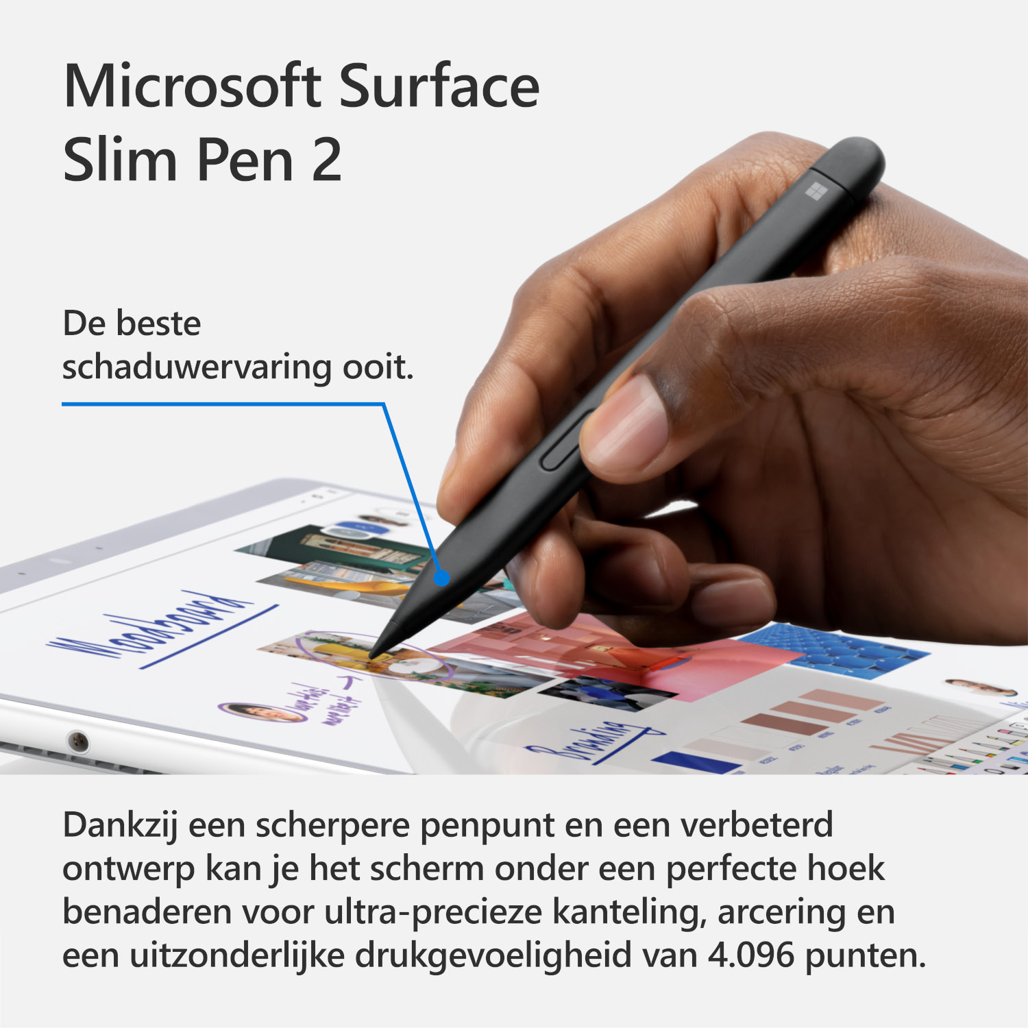MICROSOFT Stylet Surface Slim Pen 2 Noir mat (8WV-00002)