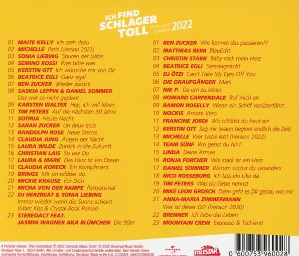 CD-Cover mit mehreren Songtiteln und Künstlern.
