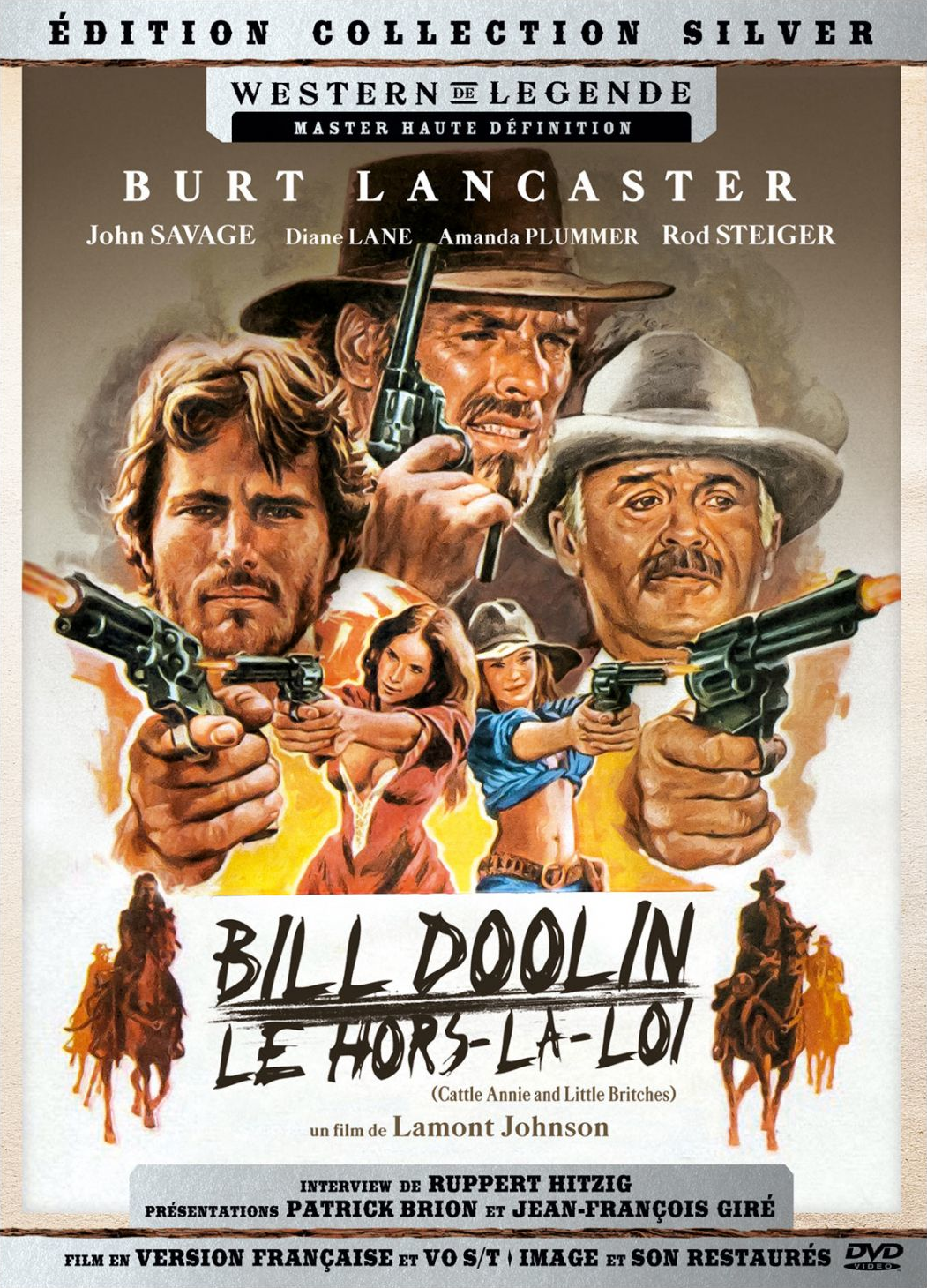 Movie poster for Bill Doolin, featuring actors with guns and a western scene.