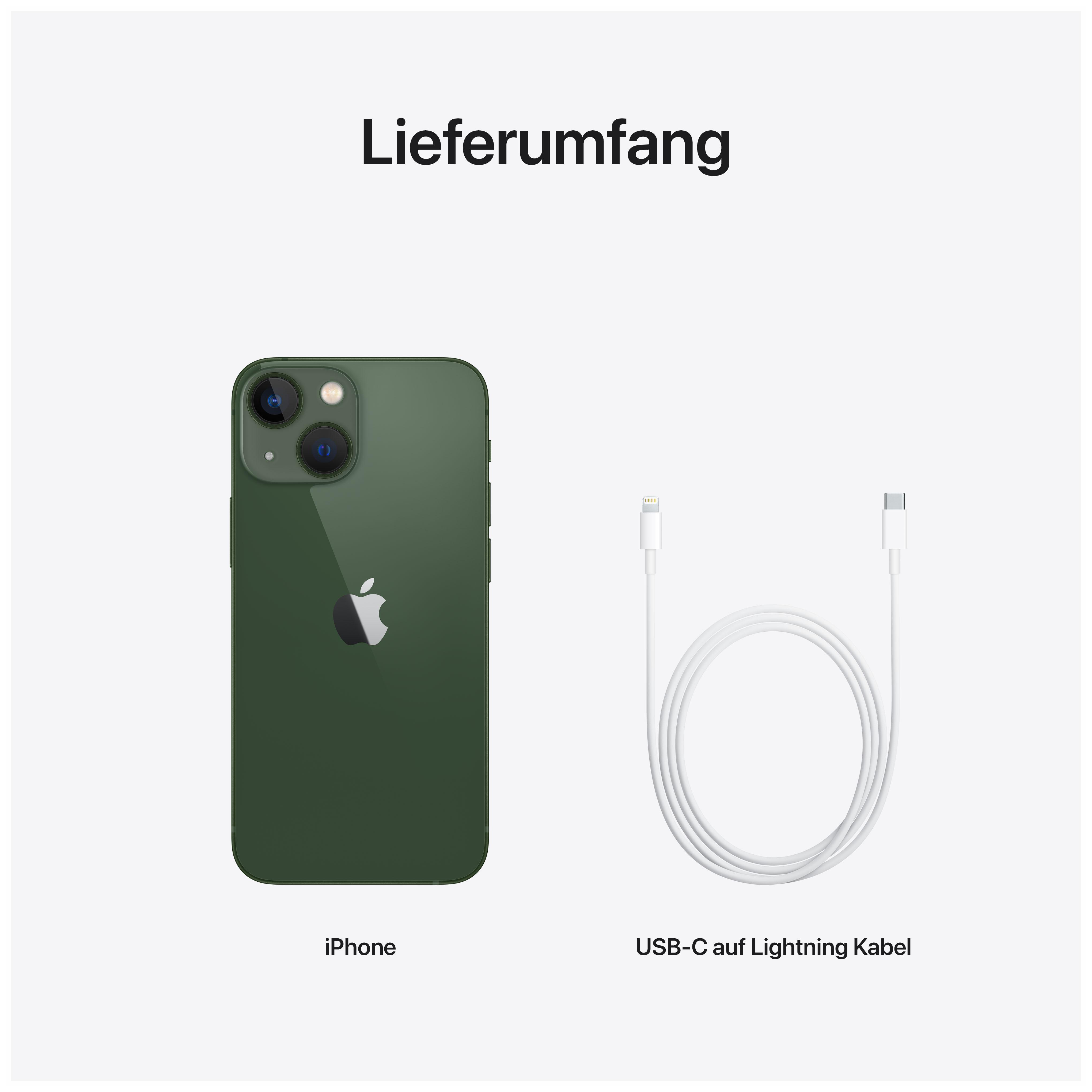 APPLE iPhone 13 mini 512 GB Grün Dual SIM