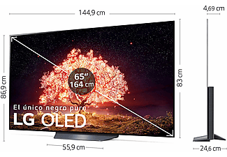 TV OLED 65" - LG OLED65B16LA.AEU, UHD 4K, webOS 6.0 Premium, Asistente de Google, Alexa, HDR 10 Pro, Negro