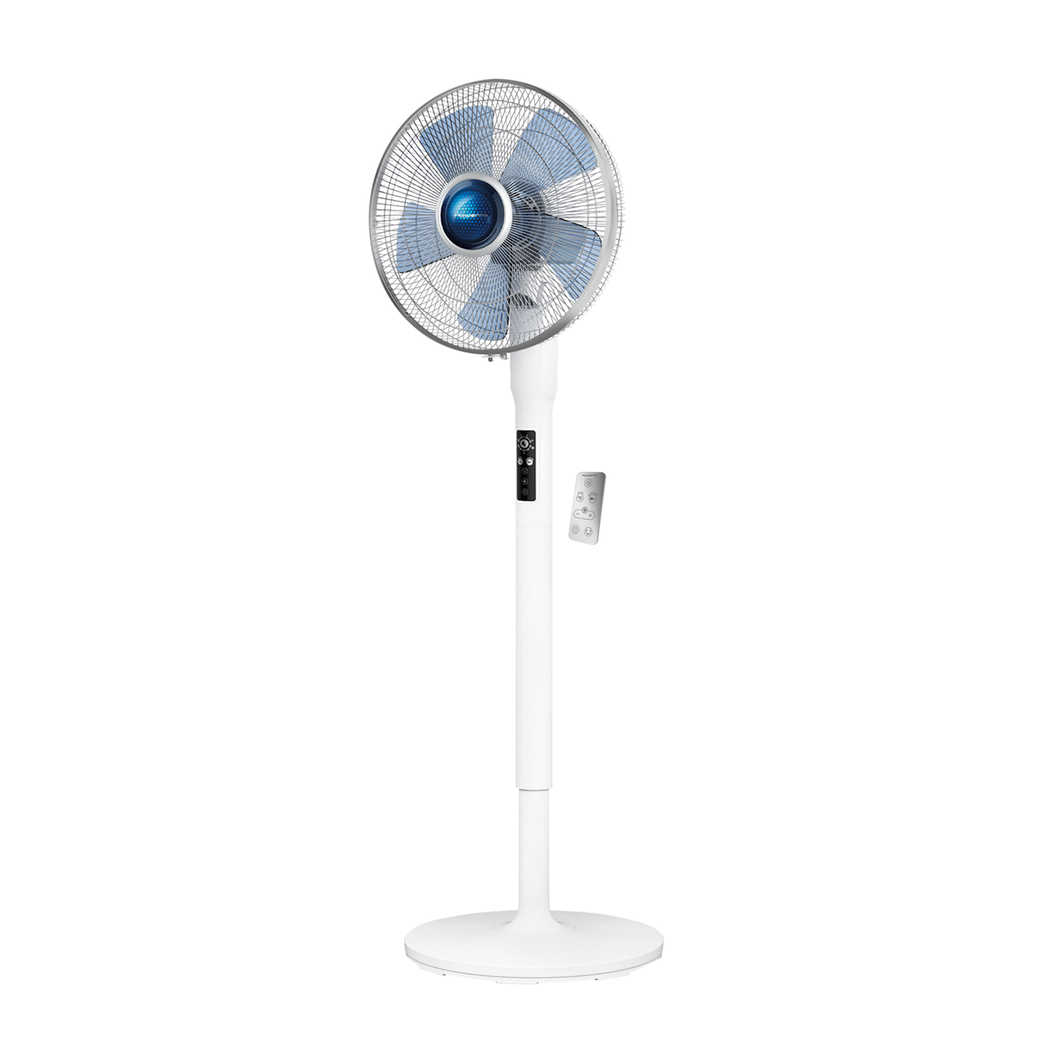 Ventilador de pie - Rowenta VU5870F0, 70 W, 1.45m, 80 m³/min, 35 dB, 5 Velocidades, Altura ajustable, Blanco