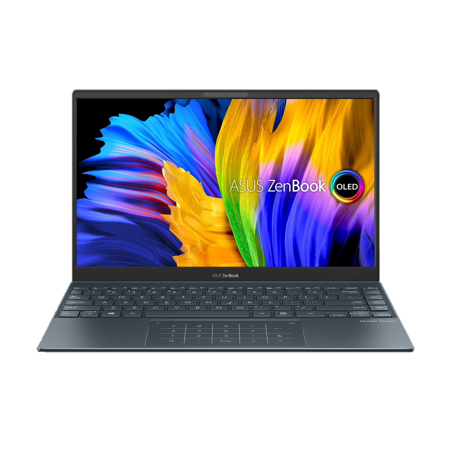 Portátil - ASUS ZenBook 13 OLED UX325EA-KG762, 13.3" FHD, Intel® Core™ i7-1165G7, 16GB RAM, 512GB SSD, Iris® Xᵉ Graphics, Sin sistema operativo