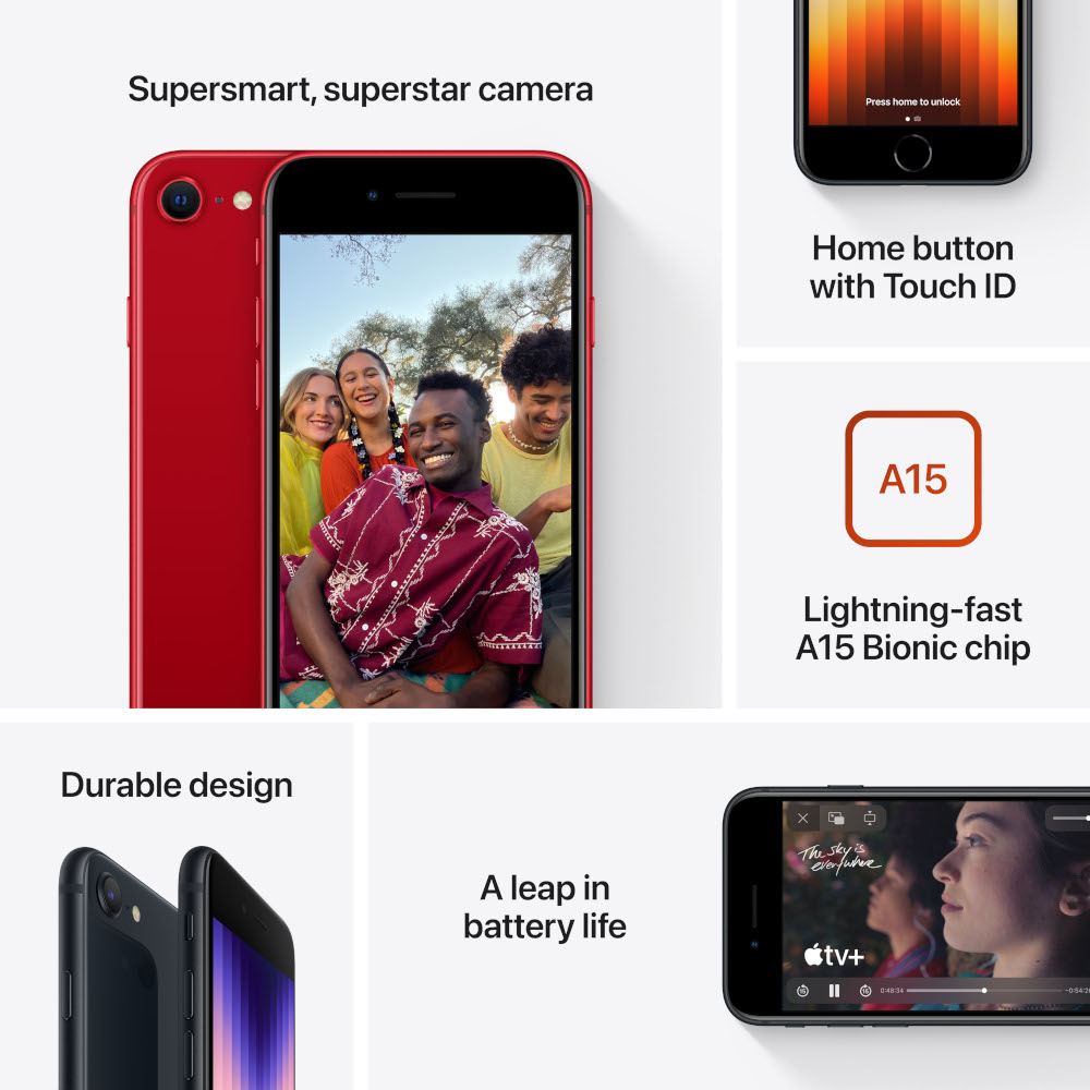 APPLE iPhone SE (2022) - Starlight - 256 GB