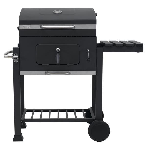 TEPRO 1166A Toronto Holzkohlegrill, Anthrazit/Edelstahl 