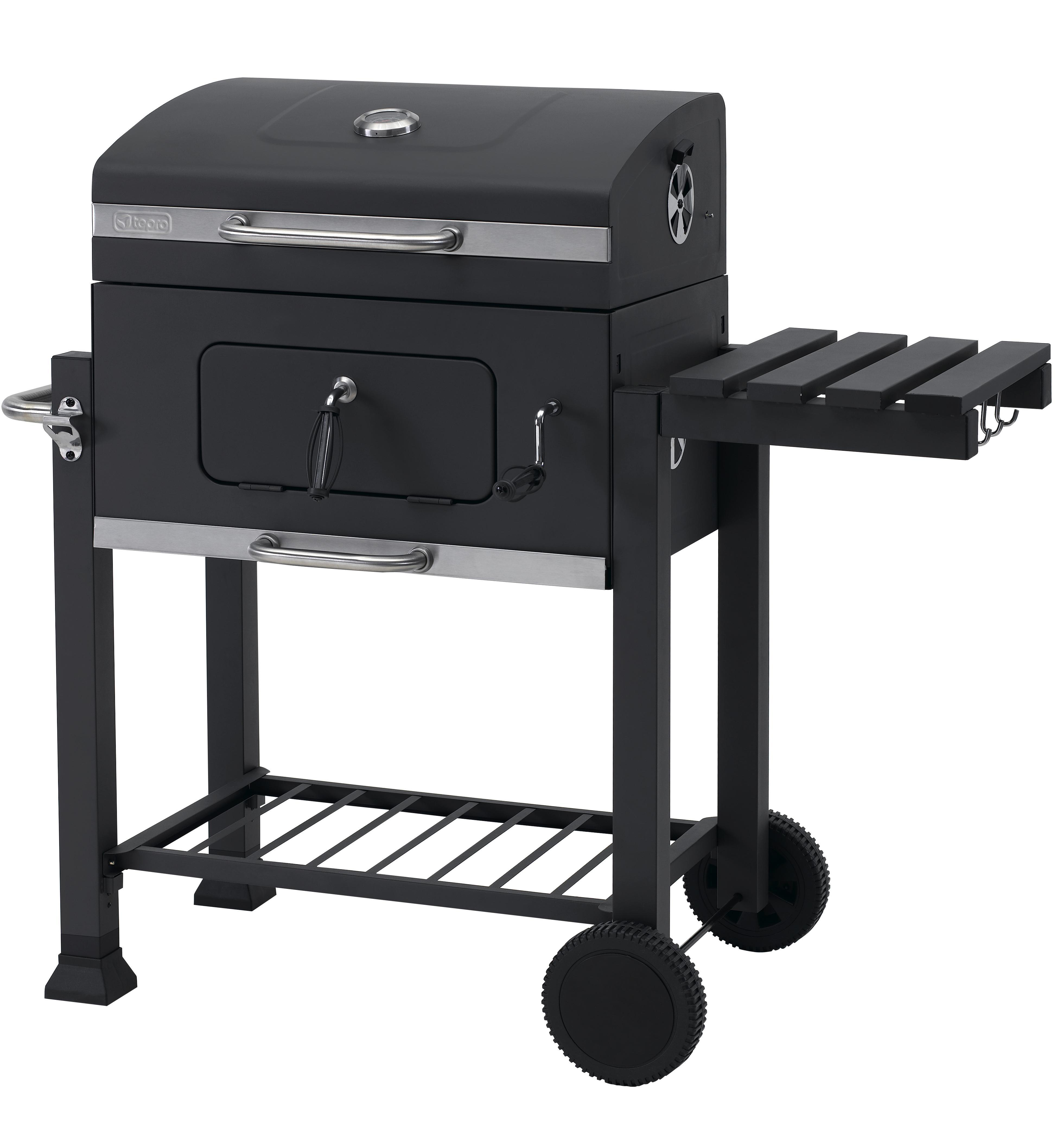 TEPRO 1166A Toronto Holzkohlegrill, Anthrazit/Edelstahl 