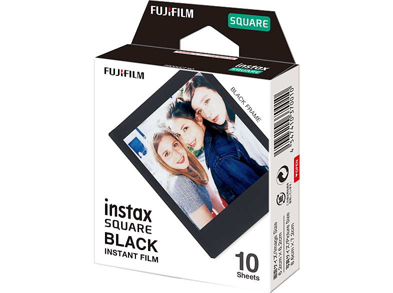 FUJIFILM Instax SQ Films Black Frame Anlık Kamera Filmi_0