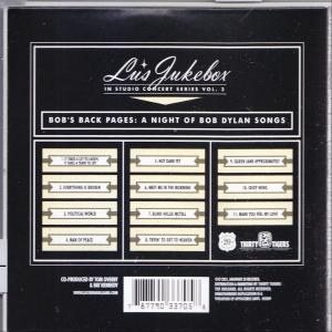Lucinda Williams - Lu's Jukebox Vol. 3: Bob's Back Pages - A Night Of  - (CD)