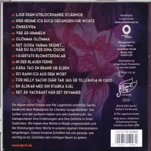 Rückseite einer CD-Hülle mit deutschem Text, der Lieder und Credits auflistet.