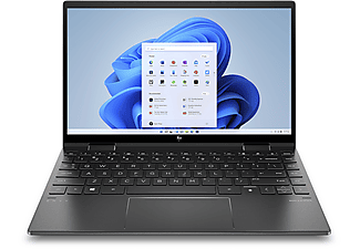 HP Convertible ENVY x360 13-ay1902ng, AMD R5-5600U, 8GB RAM, 512GB SSD, 13.3 Zoll Full-HD, Schwarz