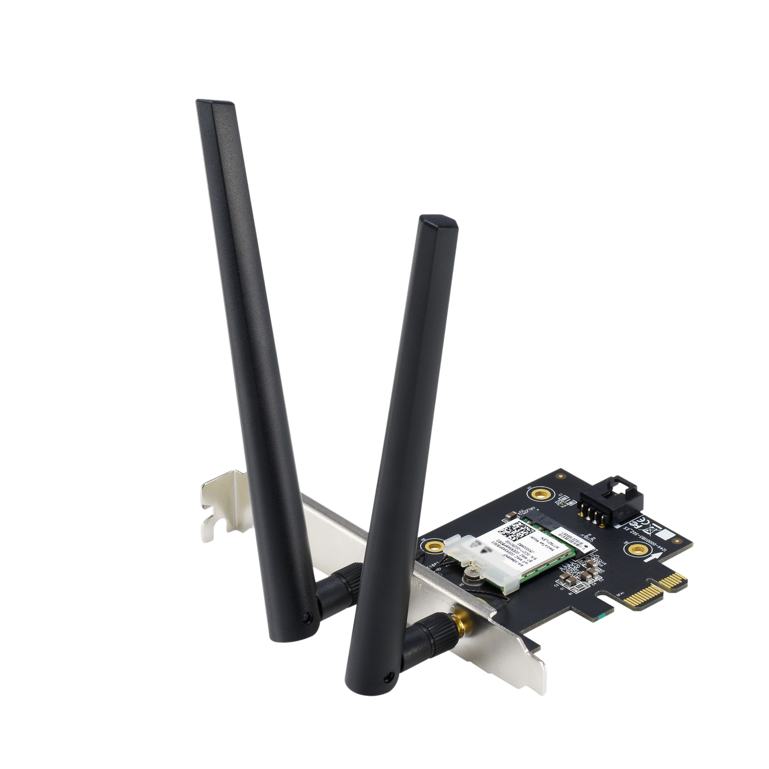 Asus Pceax1800 Tarjeta pcie wifi 6 802.11ax ax1800 de doble banda con bluetooth 5.2 seguridad red wpa3 ofdma y mumimo 52 1800