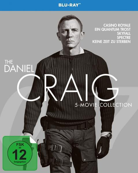 Filmtitelbild mit Daniel Craig in Schwarzweiß.