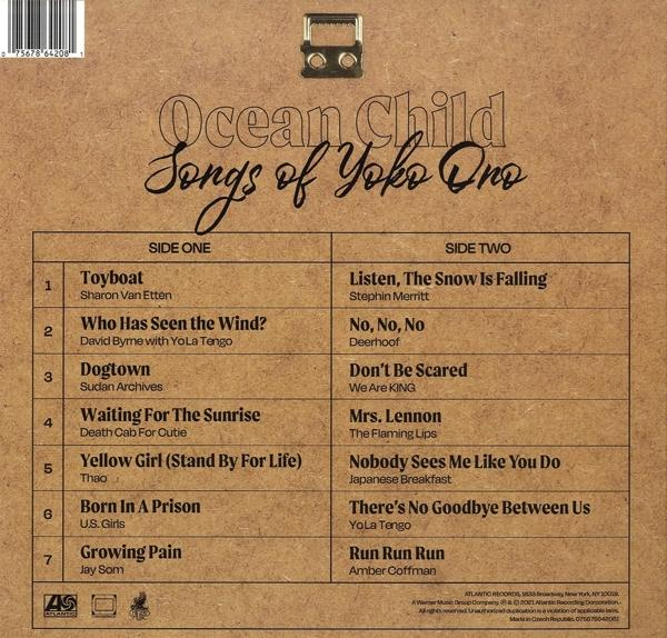 Yoko Ono Ocean Ono Tribute (Vinyl) Child:Songs - - Of Yoko