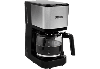 PRINCESS Compact 12 – Filterkaffeemaschine (Schwarz/Silber)