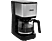 PRINCESS Compact 12 - Filterkaffeemaschine (Schwarz/Silber)