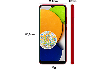SAMSUNG Galaxy A03, 64 GB, RED