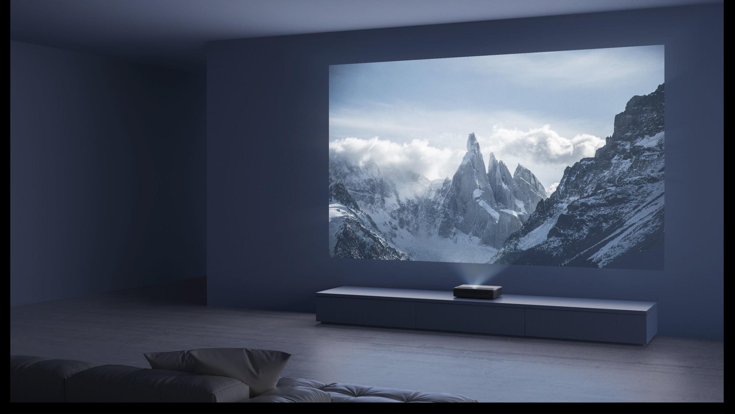 XIAOMI Mi Laser 150 Beamer(UHD 4K, 1,600 ANSI-Lumen, WLAN)