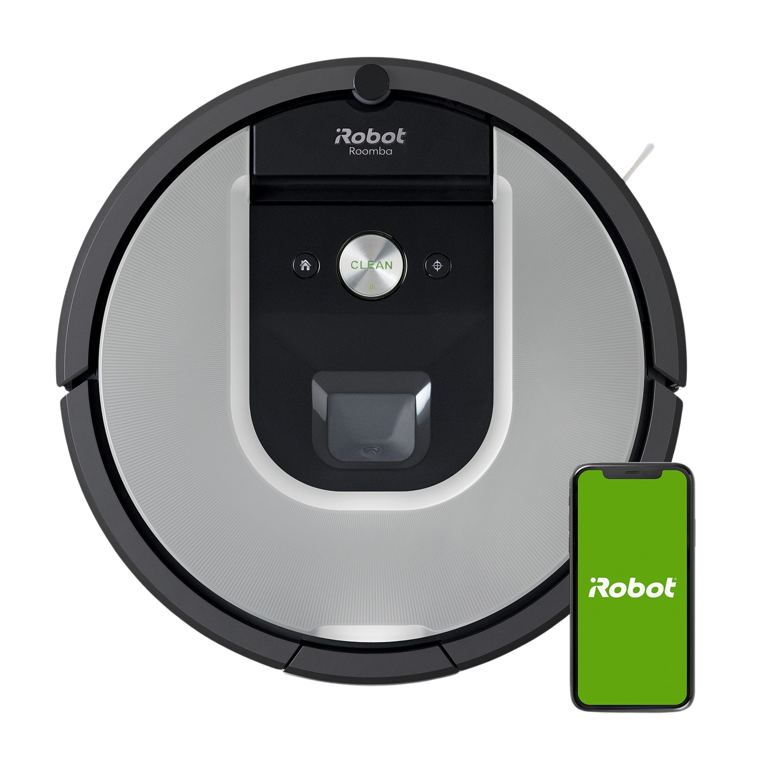 Robot Aspirador Irobot® roomba® 965 recarga reanuda personalizadas asistentes voz gris sistema limpieza aeroforce dirt detect wifi autonomía 75 min 5060359285911 06 120 60 0 1