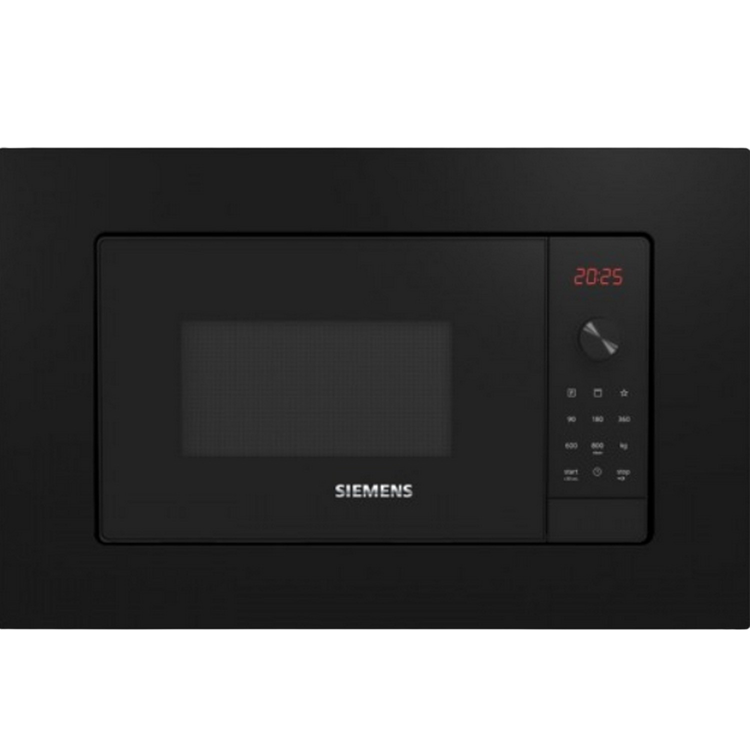 Microondas integrable - Siemens BE623LMB3, 800 W, 20 l, 5 Niveles de potencia, Temporizador, Negro