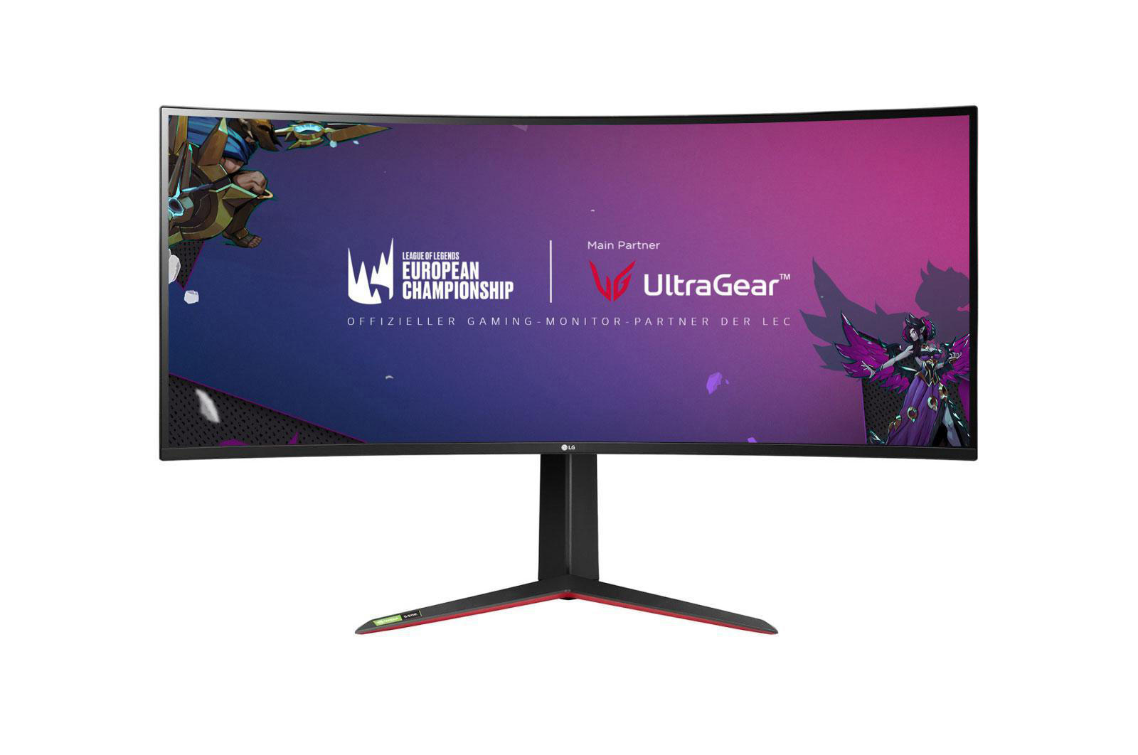LG 38GN950 Curved UltraGear™ IPS Gaming Monitor 37,5 Zoll  QHD+  Monitor  1 ms Reaktionszeit  