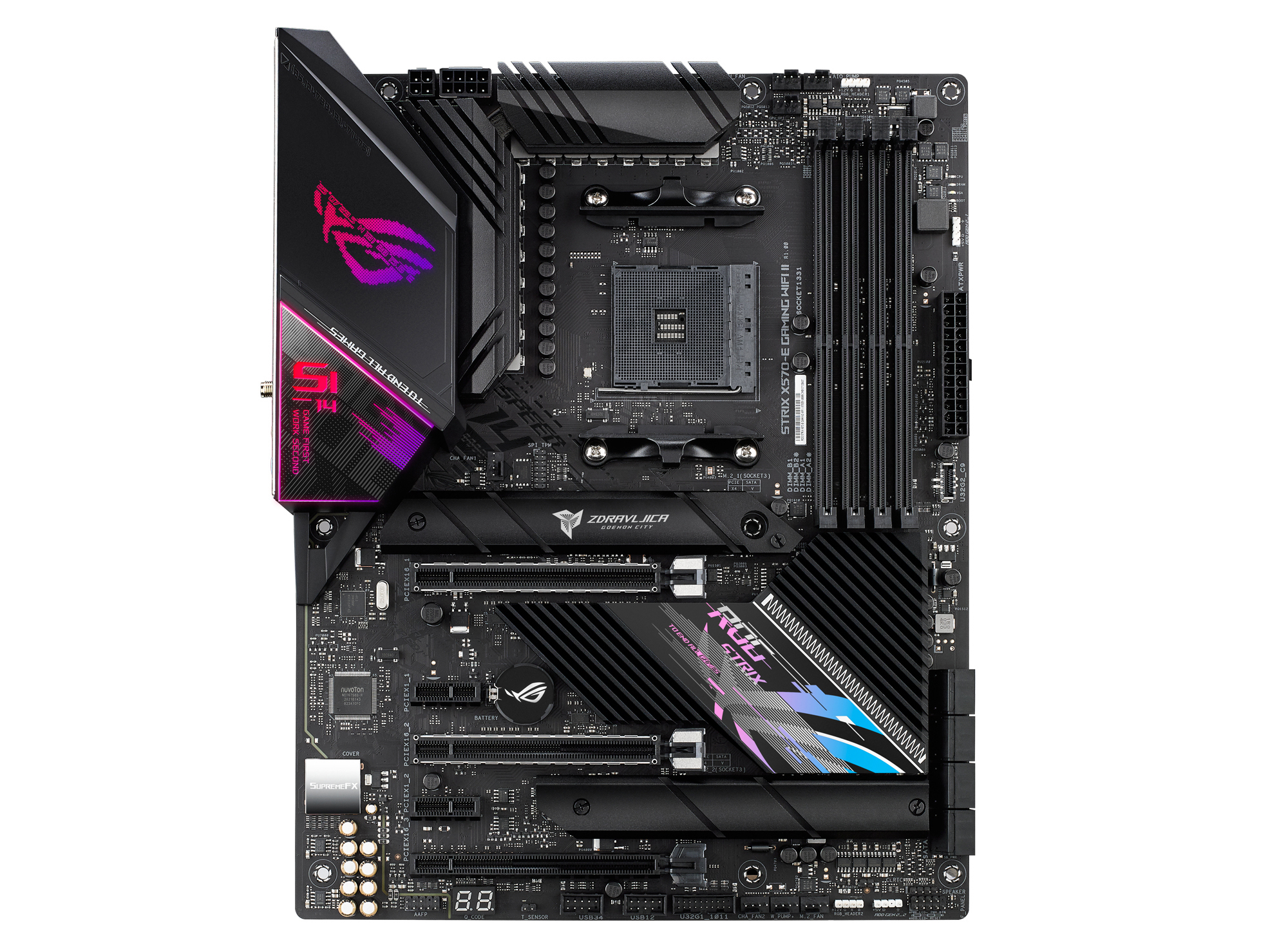 ASUS ROG STRIX X570-E GAMING WIFI II Mainboard Schwarz
