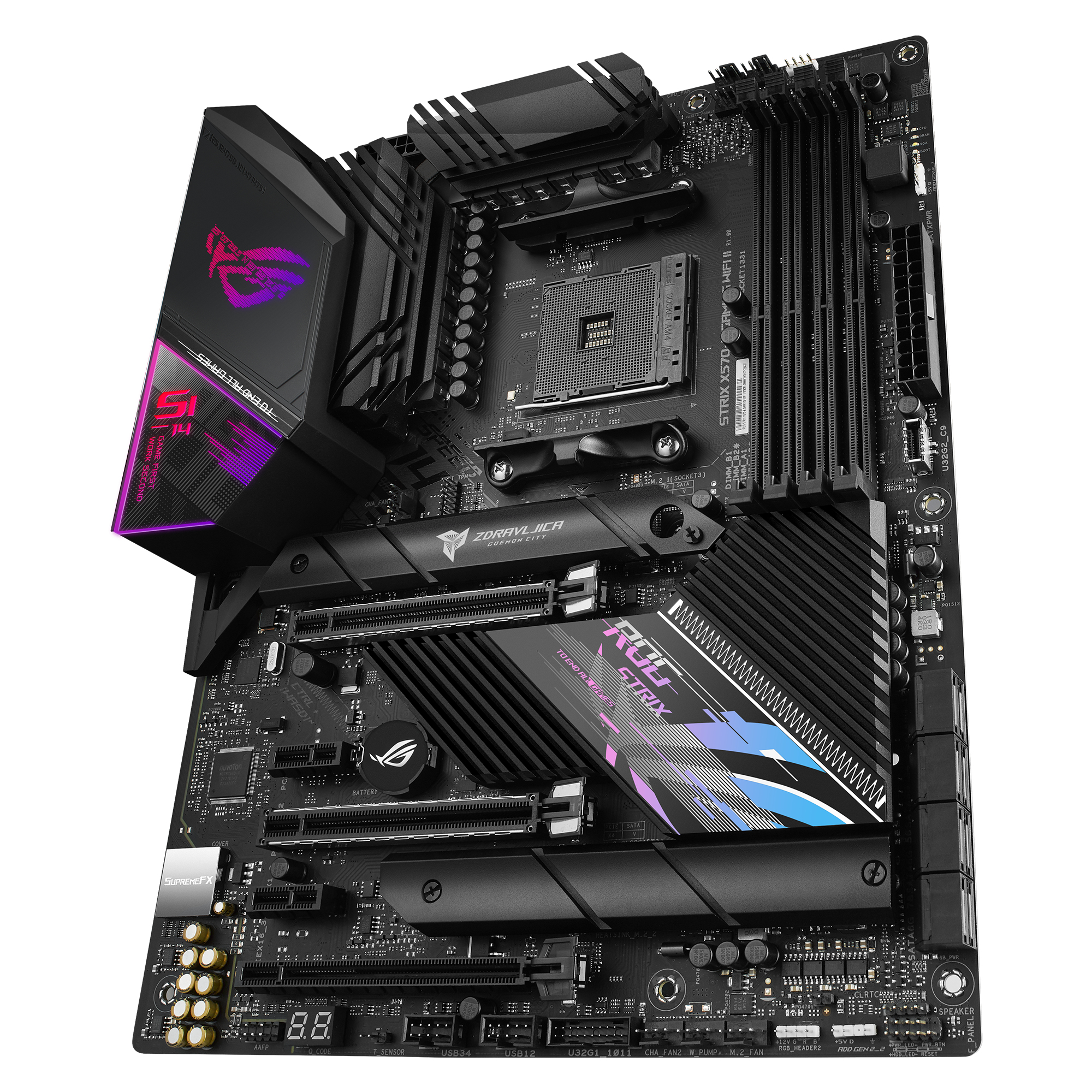 ASUS ROG STRIX X570-E GAMING WIFI II Mainboard Schwarz