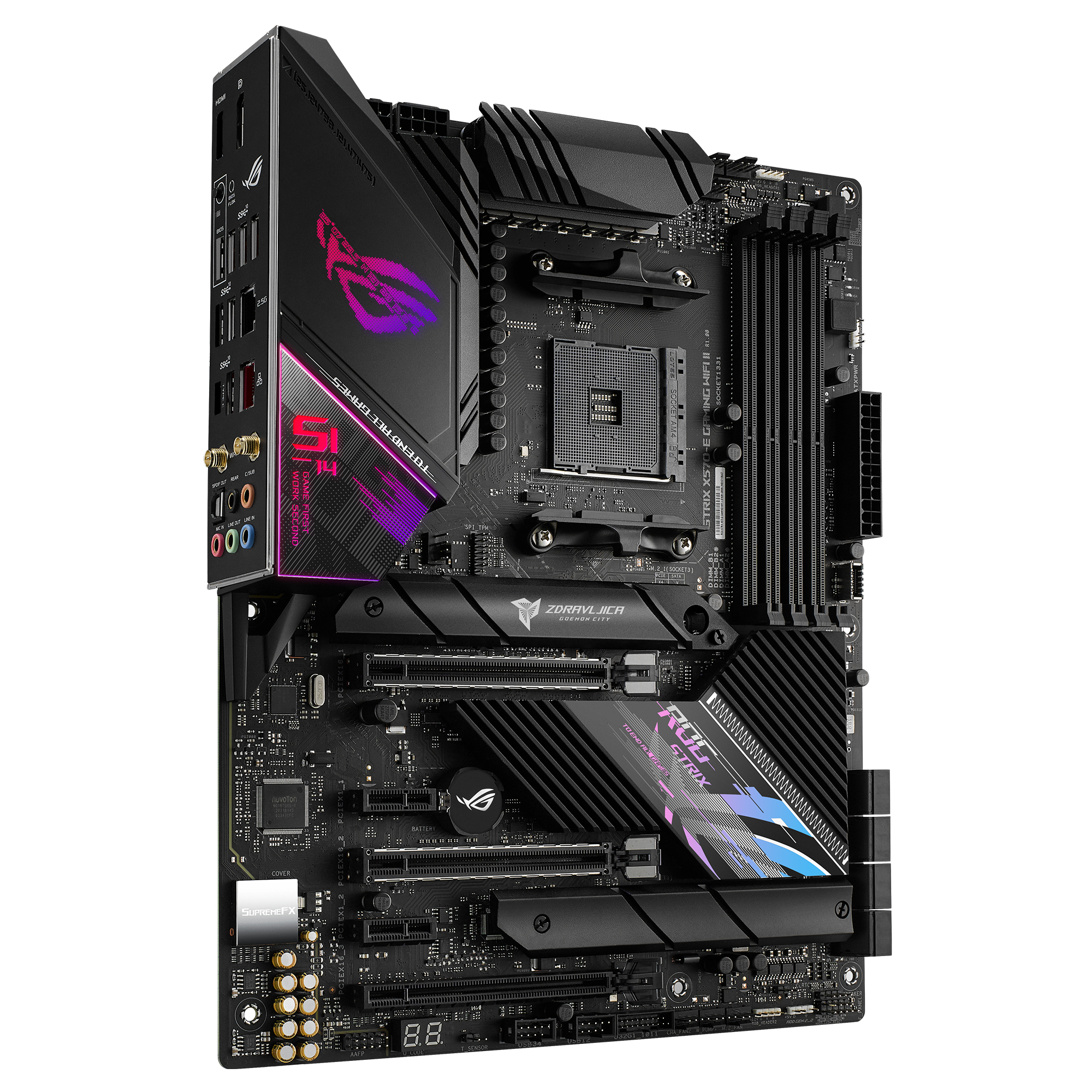 ASUS ROG STRIX X570-E GAMING WIFI II Mainboard Schwarz