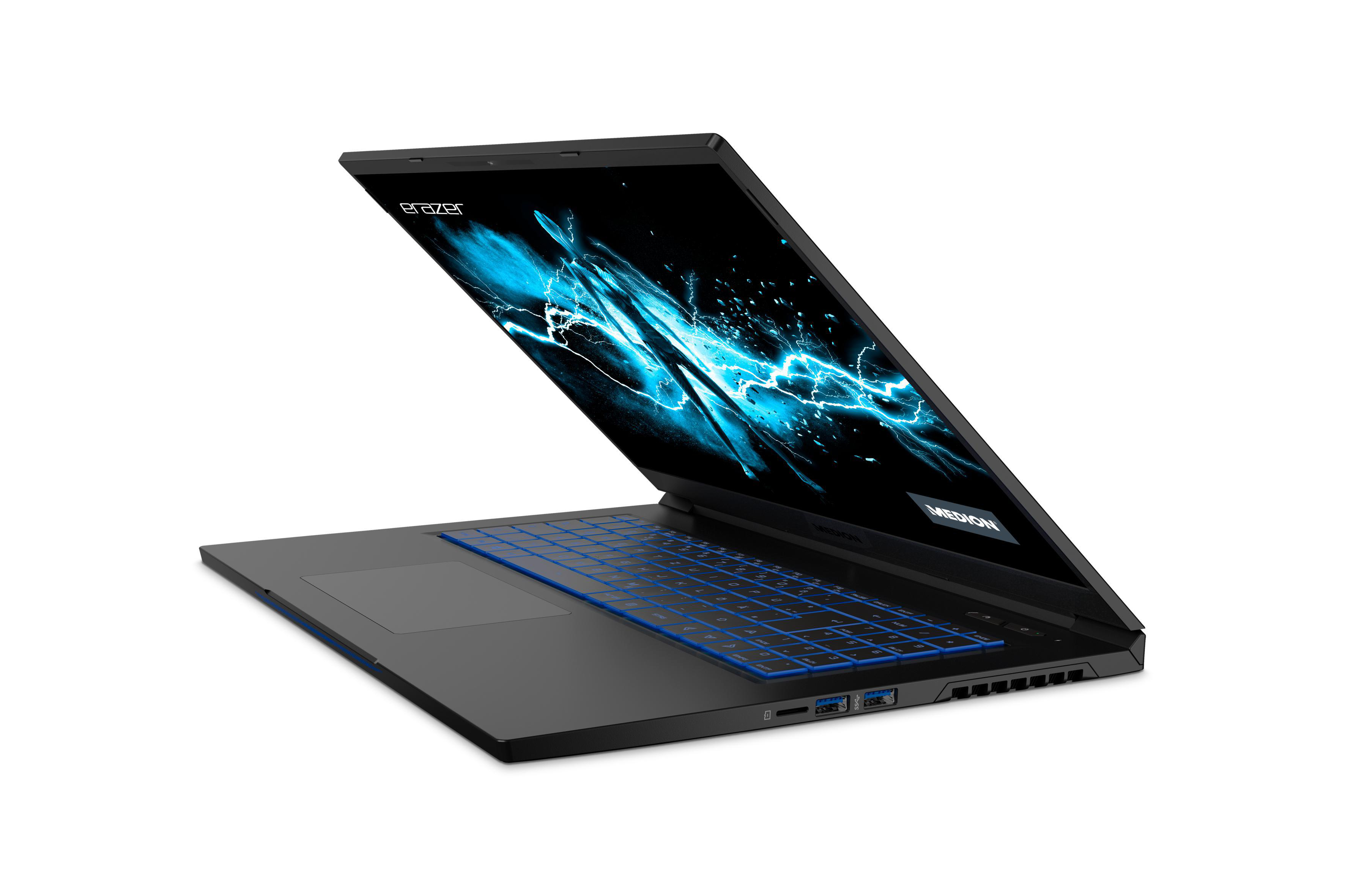 MEDION ERAZER® Beast X30 (MD62397) - 17,3 Zoll - Intel® Core™ i7 i7-12700H - 32 GB - 1 TB - NVIDIA GeForce RTX™ 3070 Ti - Windows 11 Home