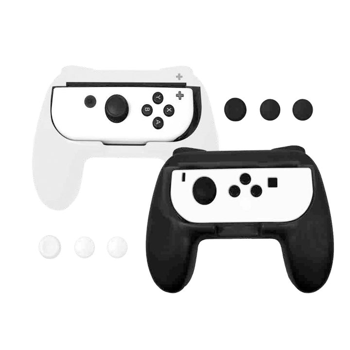 NINTENDO Switch OLED (wit) + tas + grips