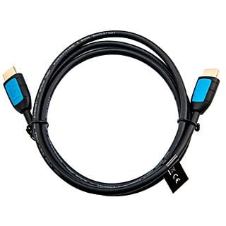 ISY Câble HDMI Plaqué or Ethernet 1.5 m Noir (IHD-1500)