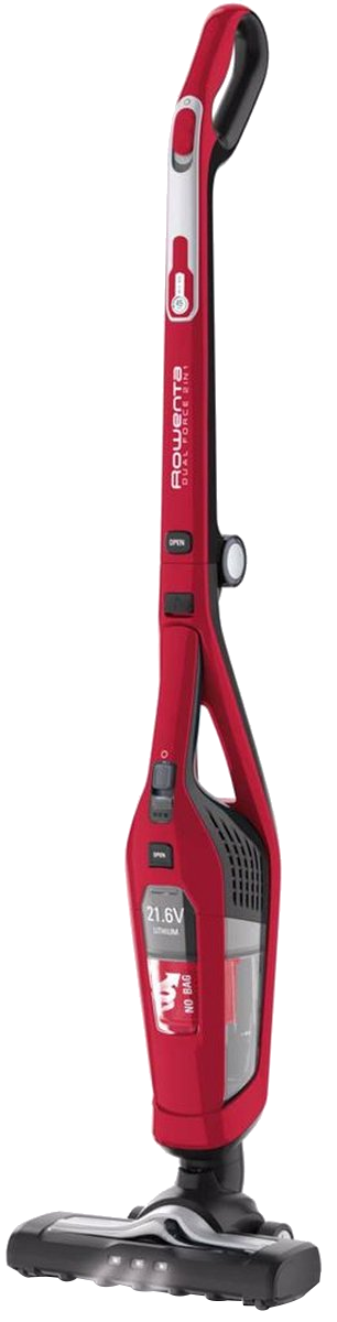 ROWENTA RH6753WO Dual Force rúdporszívó piros