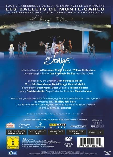 Jean-christophe & Les Ballets De Monte-carlo Maillot, MAILLOT/MONTE-CARLO - Le Songe  - (DVD)