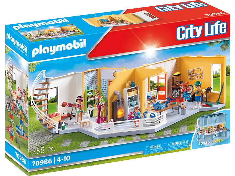PLAYMOBIL 70986 Etagenerweiterung Wohnhaus Mehrfarbig Spielset
