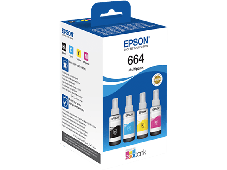 EPSON C13T66464A (664) 4 Renk Multipack Kartuş_1