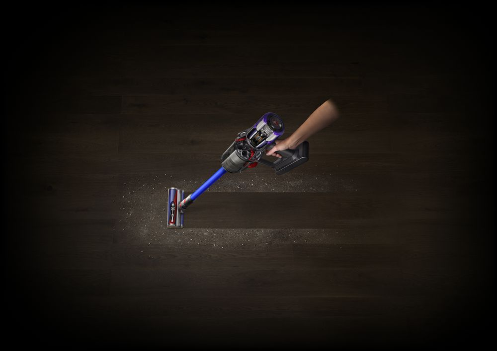 Aspirador escoba - Dyson V11 Absolute, 185 W, 60 min, 0.76 l, Plata/Azul