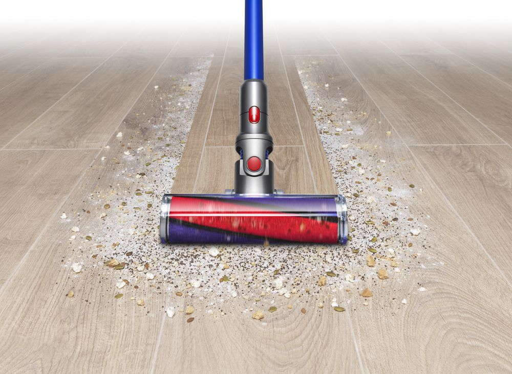 Aspirador escoba - Dyson V11 Absolute, 185 W, 60 min, 0.76 l, Plata/Azul