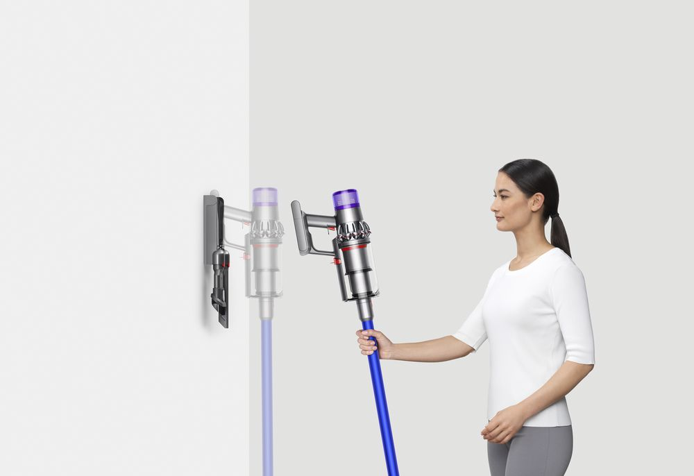 Aspirador escoba - Dyson V11 Absolute, 185 W, 60 min, 0.76 l, Plata/Azul