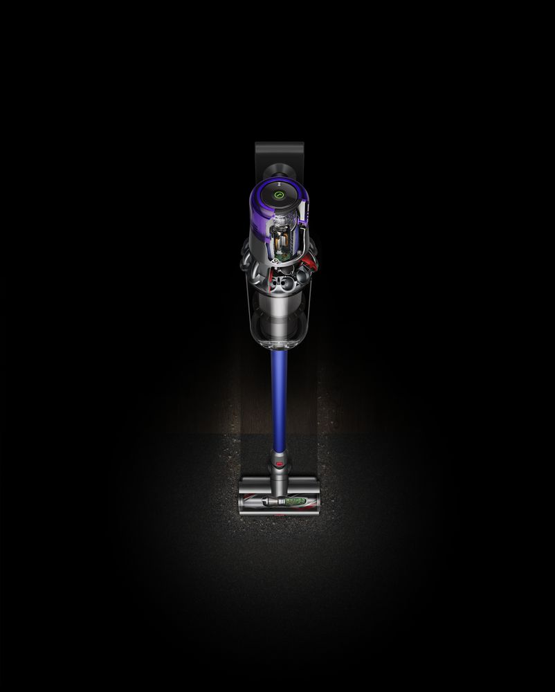 Aspirador escoba - Dyson V11 Absolute, 185 W, 60 min, 0.76 l, Plata/Azul