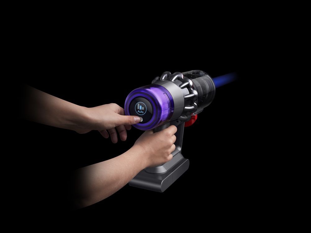 Aspirador escoba - Dyson V11 Absolute, 185 W, 60 min, 0.76 l, Plata/Azul