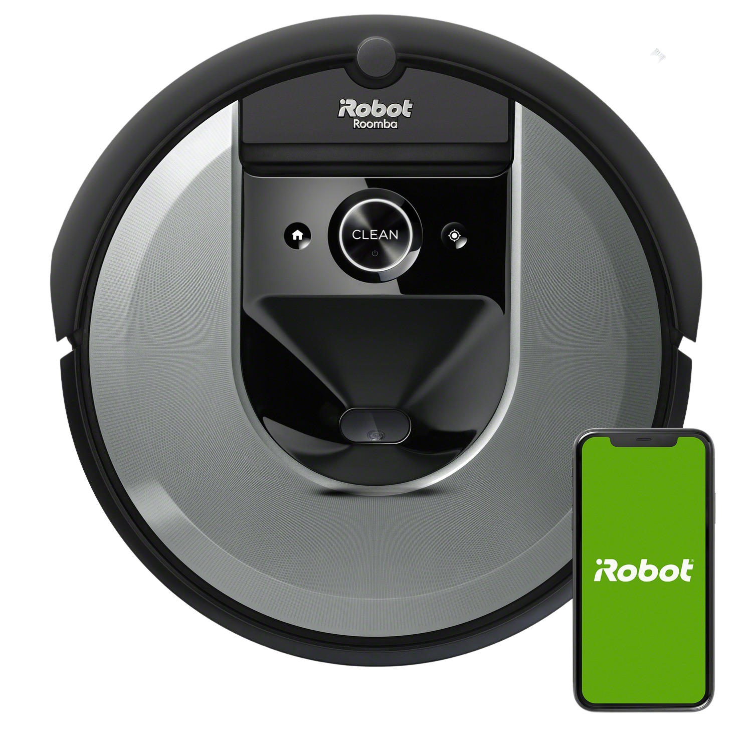 Robot aspirador - iRobot® Roomba® i7, Limpieza por reconocimiento de objetos, Asistente de voz, Wi-Fi, Negro