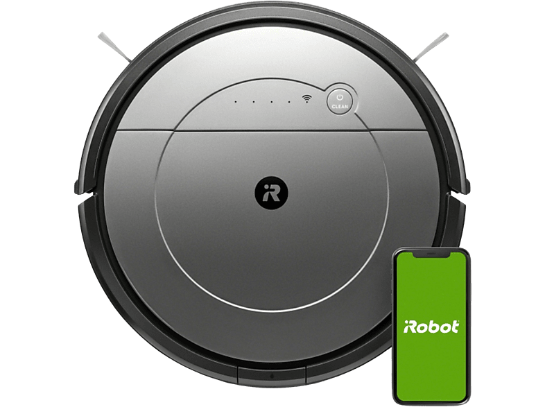 Robot aspirador | iRobot Combo, Wi-Fi y diferentes modo de limpieza, Aspiración potente,