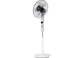Ventilador pie | OK OSF 50W, Control remoto, 3 velocidades, Blanco