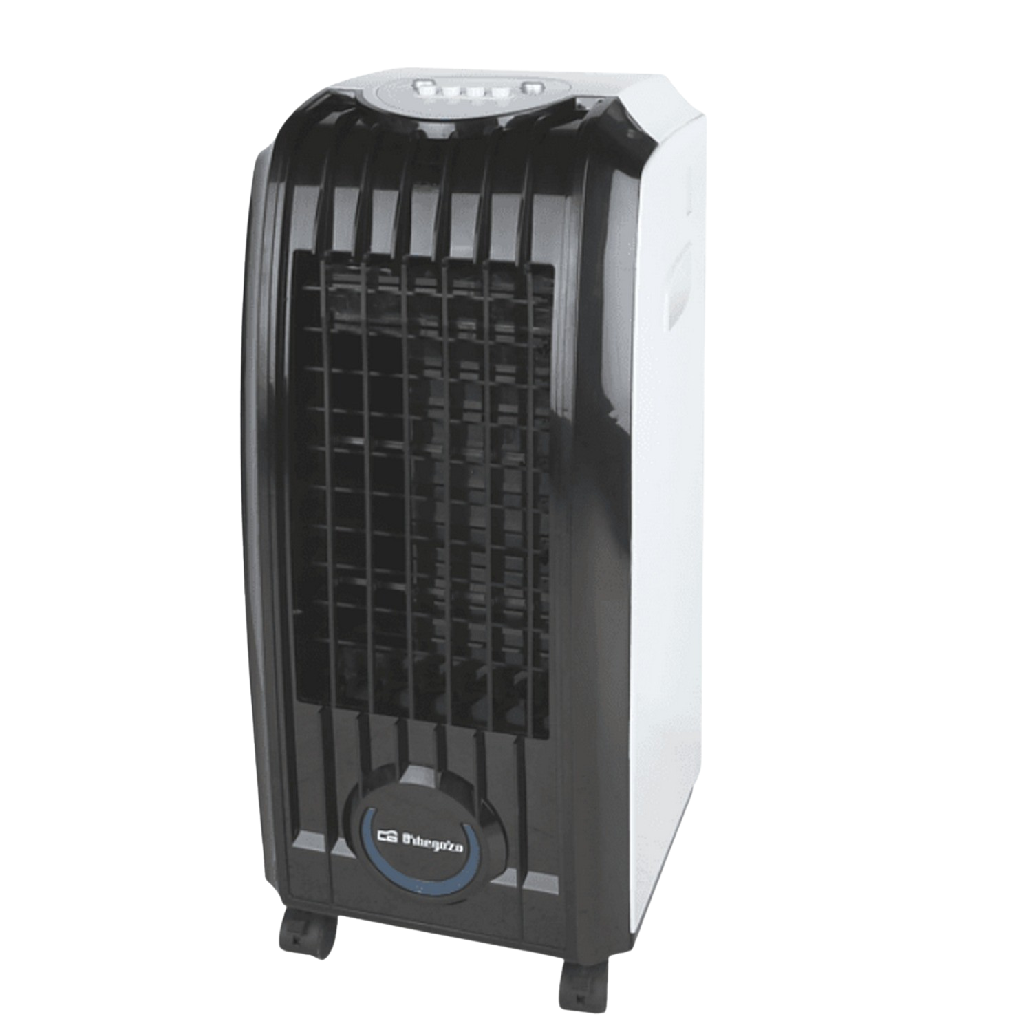 Climatizador evaporativo - Orbegozo Air 45, 60 W, 3 velocidades, Climatiza, Purifica, Humidifica, Blanco y gris