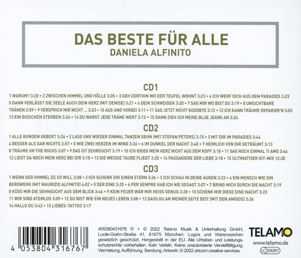 CD-Cover mit Text auf Deutsch. Es ist eine Musik-CD. Der Albumname steht in großen Buchstaben.