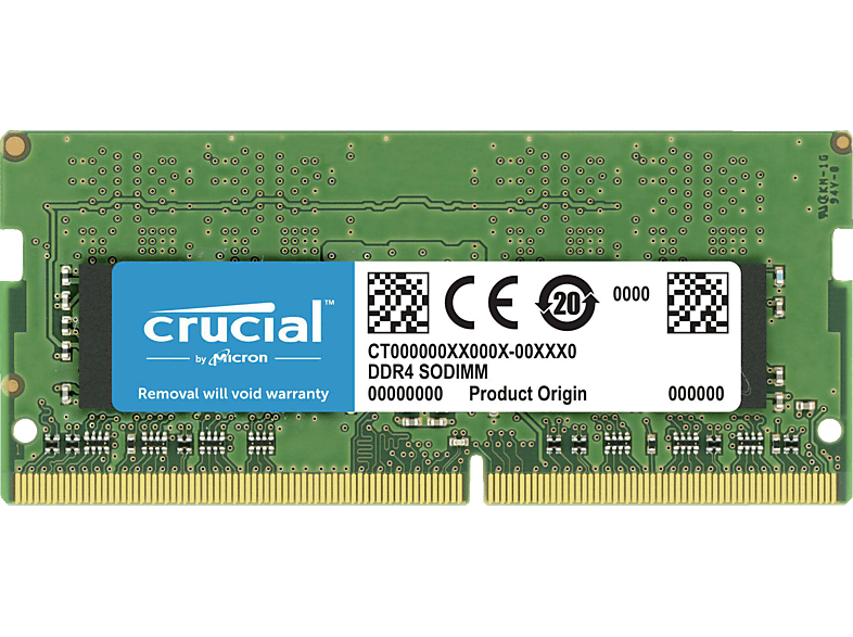 CRUCIAL 16GB DDR5-5600 SODIMM CL46 (16GBIT) CT16G56C46S5